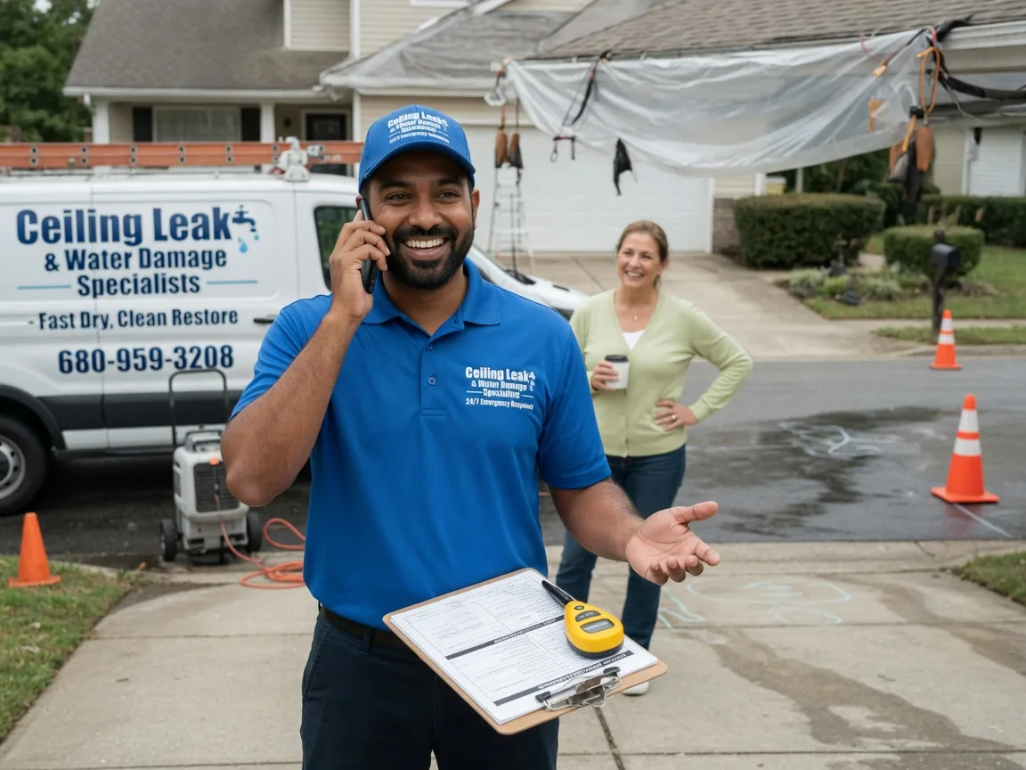 Ceiling Leak Cleanup Spirit Lake, IA FAQs